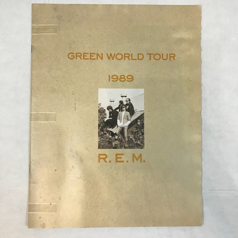 R.E.M. GREEN WORLD TOUR BOOK 1989